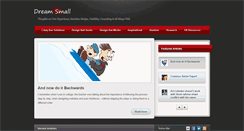 Desktop Screenshot of dream-small.com